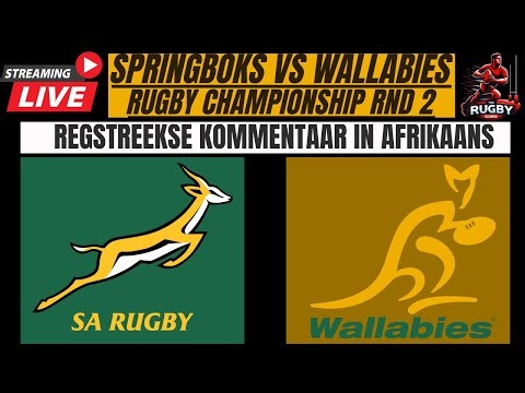 Springboks vs Wallabies Test 2 Rugby Championship 2025 Live Commentary in Afrikaans