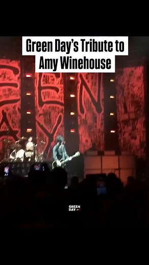 Green Day Italy on Instagram: "Today, July 23rd, we remember the incredible Amy Winehouse. Here’s Green Day performing "Amy," a heartfelt tribute written by Billie Joe Armstrong in her honor Video by @green_day_belgium #greenday #amywinehouse"