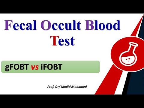 Fecal occult blood test. gFOBT vs iFOBT