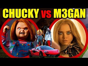 if you see M3GAN vs CHUCKY doll in real life, RUN! (CAR CHASE!)