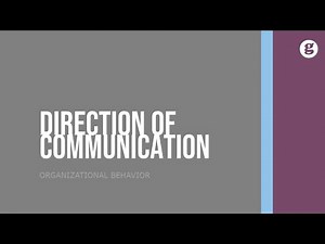 Direction of Communication