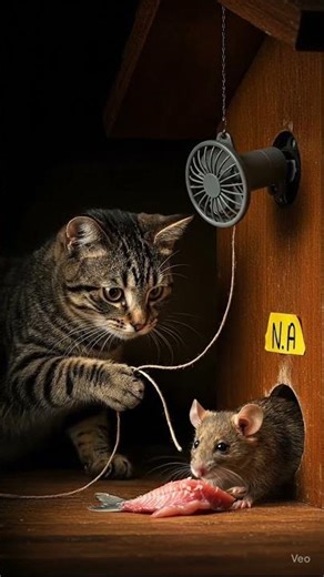 Physics Whiz Cat Do you even know what acceleration due to gravity is #cat #intersting #mouse