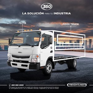 🚛​ ¿Qué aplicación de la #Familia360 necesita tu negocio? 🤳 https://freightliner.com.mx/productos/fl-360/camion-715 | Freightliner México