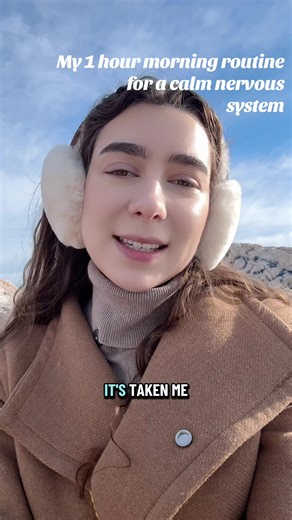 Here is my 1 hour morning routine for a calmer nervous system. It’s taken me several months to build this ritual and I don’t always have the time for the entire routine every single day especially when I’m travelling but I do try to do most steps whenever I can with the no screen time being a general rule. I find that when I do this routine, I’m more relaxed during the day, I’m not nearly as stressed and this helps me not only feel better but also perform better with my work and be a better pers