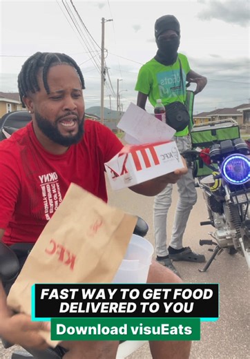 Follow @visuEats and download the app now 😂🔥GET 15% OFF ON YOUR FIRST ORDER AT ANY RESTAURANT, MORE PERKS 50%, VISUEATS HAS THE LOWEST DELIVERY RATES, LATE DELIVERY HOURS AND THEY DELIVER TO MORE COMMUNITIES ISLANDWIDE #fypシ゚ #kfc #kfcjamaica #fastfood #food
