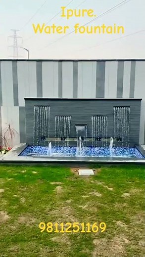 Wall Water Fountain Blade Waterfall cascade fountain garden fountain #waterfall