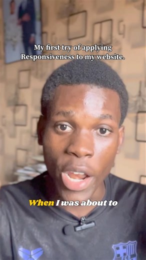 This happened on my first try of adding Responsiveness to my website. #programmers #javascript