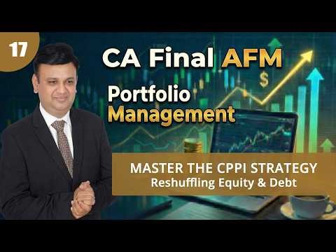 CPPI Strategy Explained: Step-by-Step Portfolio Reshuffling | CA Final AFM By Dr. CA Maulin Kadikar