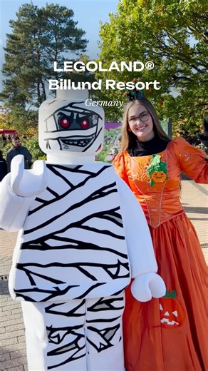 Bring your family to LEGOLAND Billund for Halloween. 👻 Experience themed decorations, LEGO® creatures, and special events just for the season. Kids can join spooky building workshops, meet costumed characters, and explore rides surrounded by autumn displays. 🎃 | Tiqets