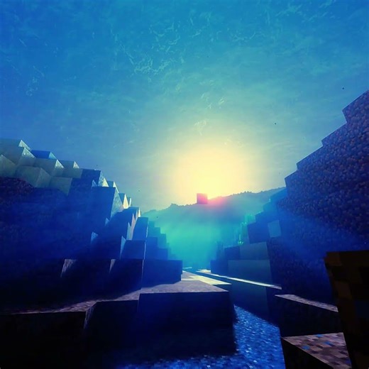 Minecraft Shaders Edit 😍 | Realistic Graphics in Minecraft|#shorts|‎⁨@GamerFleet⁩