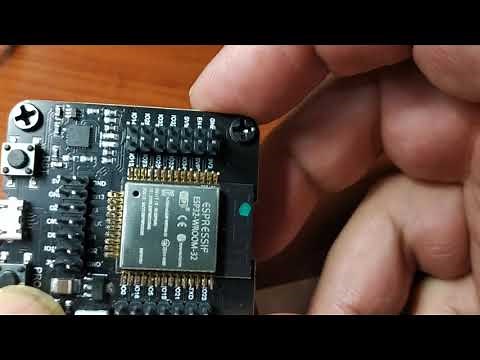 Placing the ESP-WROOM-32 and ESP-32S module on mini development board