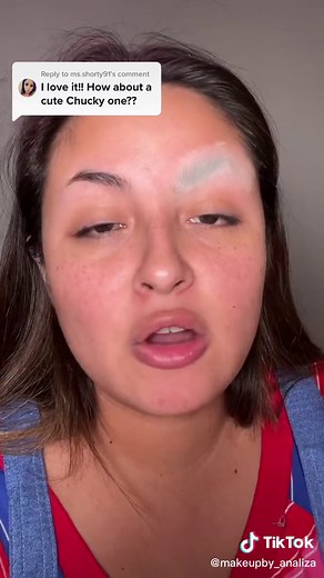 Simple Chucky Makeup Tutorial for Halloween