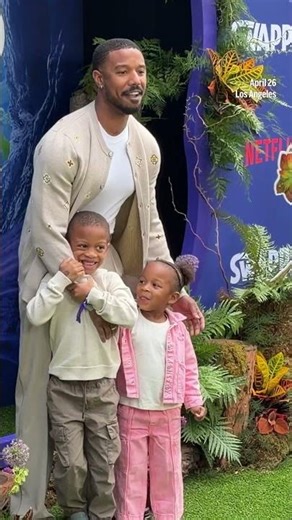 Michael B. Jordan brings niece and nephew to 'Swapped' premiere