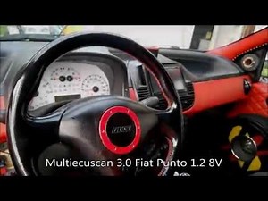 Multiecuscan 3.0 Fiat Punto 1.2 8V Error Codes