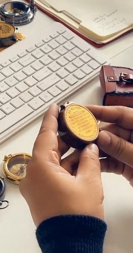 Watch Sundial Compass, Antique Steampunk Brass Sundial Compass on Amazon Live