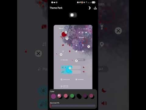 Example for customizing the control panel.
