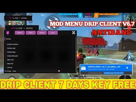 Drip Client key /Drip Client Key /mod manu password/headshort hack/free fire hack/key/key/Mod manu