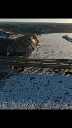 Athabasca Ice and Downtown Fort McMurray | Miguel's Drone Stuff