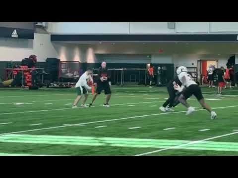 Miami LB Triangle Read Drill