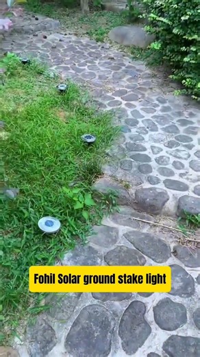 Fohil Solar In‑Ground Lights – Auto On/Off, Zero Electric Bill, Fully Waterproof #fohil