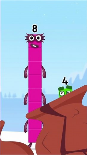 Numberblocks Learn to Count 4 & 8 Museum Magic Run World | Numberblocks Magic Adventure