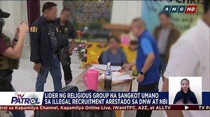 364K views · 5.6K reactions | Sinalakay ng Department of Migrant Workers at NBI ang pagtitipon ng isang religious group na ginagamit umanong illegal recruitment hub ng ilang lider nito. Arestado ang pastorang naniningil umano ng P50,000 kapalit ng pagpapadala sa kanila sa ibang bansa bilang missionary worker. | TV Patrol | Facebook