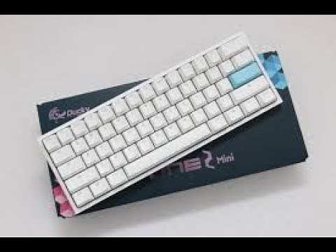 Ducky One 2 Mini Unboxing Silent Red Switches And Sound Test (Pure White)
