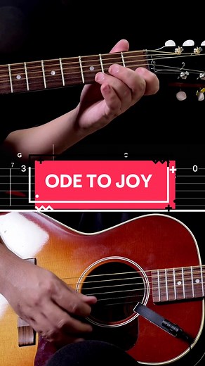 Learn Ode To Joy on Guitar | Easy Tabs Tutorial