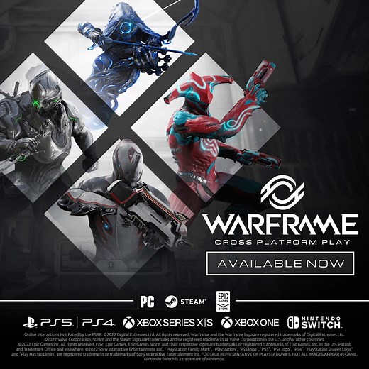 34K views · 2.7K reactions | Cross Platform Play has arrived to unite the Origin System! Play with friends on PC, Xbox, PlayStation and Nintendo Switch right now: https://wrfr.me/3UqpYfe | WARFRAME | Facebook