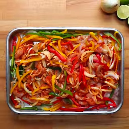 Sheet Pan Chicken Fajita Crunchwrap | Twisted