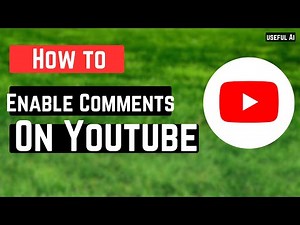 How to Enable Comments on Youtube PC | QUICK AND EASY