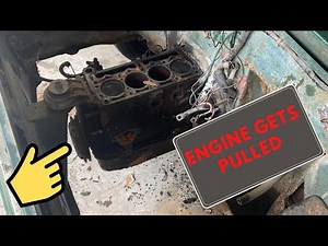 Episode 5: Engine AND Transmission Pulled from the 1968 Fiat 850 Spider! How Hard Can It Be?