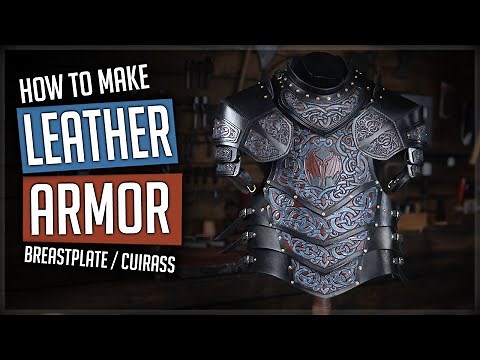 Making a Leather Breastplate - Leather Armor - PART 1