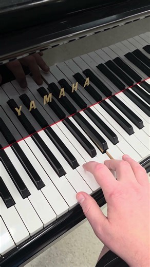 Am Blues Lick #2 (slow then fast) #piano #yamaha #blues