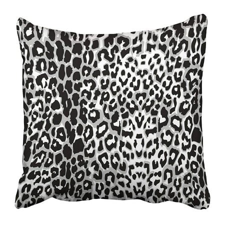 BOSDECO Brown Black and White Leopard 10 Orange Gradient Wild Abstract Artificial Cat Pillowcase Pillow Cover 20x20 inch - Walmart.ca