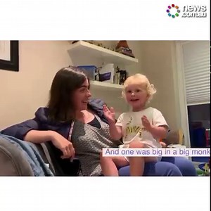 66K views · 1K reactions | This is the beautiful moment a bilinguarl toddler tells a family friend all about her day - in sign language. Her father is deaf, and she picked up sign language to communicate.  | News.com.au | Facebook