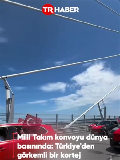 24 yıl sonra Dünya Kupası'na gitmeye hak kazanan Türkiye Milli Takım'ı, dün ABD'ye Türk bayraklı TOGG'larla uğurlandı. 📌Millilerin konvoyu, dünya basınında büyük ses getirdi: • ESPN: İnanılmaz bir uğurlama. • CBS: Türkiye Milli Takımı inanılmaz bir konvoyla karşılandı. • DAZN: Görkemli bir kortej. #haber #gündem #türkiye #millitakım #bizimçocuklar #amillitakım #abd #konvoy #togg #basın #dünyabasını #türkbayrağı