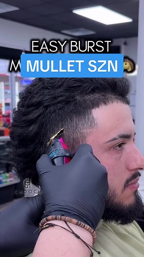 Burst Mullet quick tutorial 🦾 The Flex trimmer and Cyborg clipper make light work for @Ken the Barber #burstmullet #mulletthaircut #choochthebarber #mullettutorial #howtocutamullet #mullets #mulletszn #mullet #shorthair #baldtaper #skintaper #baldfade #skinfade #blurryfade #blurrytaper #burstfade #stylecraftflex #flextrimmer #goldxproblade #stylecraftgoldxproblade #stylecraftxproblade #gamma #gammaplus #stylecraftpro #stylecraft #stylecraftflextrimmer #mistercartoon #rebelclipper #stylecraftreb