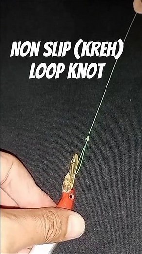 How To Tie Non Slip (Kreh) Loop Knot: An Easier, Yet Strong Version of Rapala Loop #fishingknot