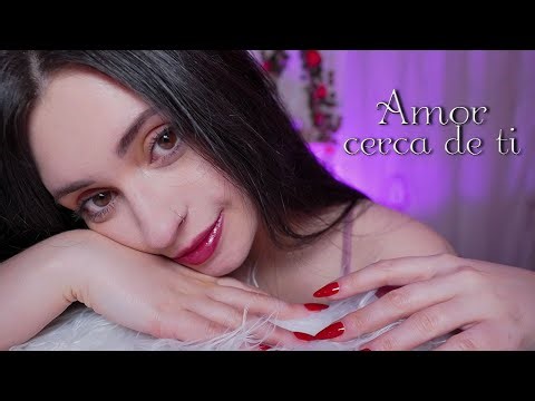 ASMR Amor para dormir cerquita de ti 💗 Te acaricio suavemente y te susurro palabras de amor