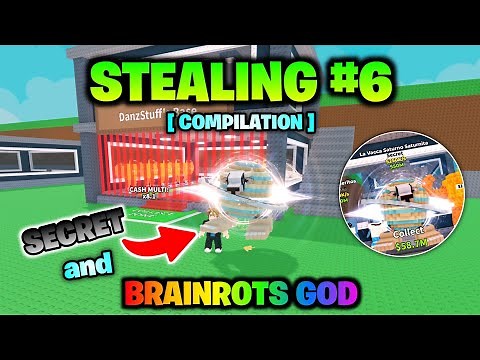 Roblox Steal a Brainrot Stealing Brainrots Compilation Part 6 (Secret & Brainrot God)