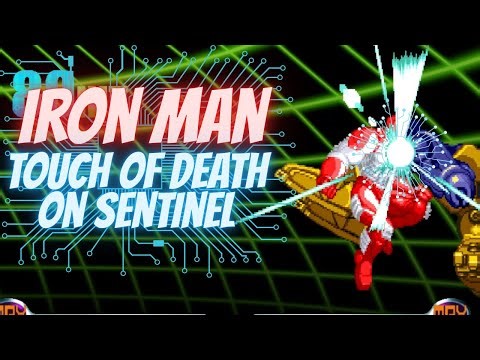 MvC2 - Iron Man 100% Meterless Combo on Sentinel