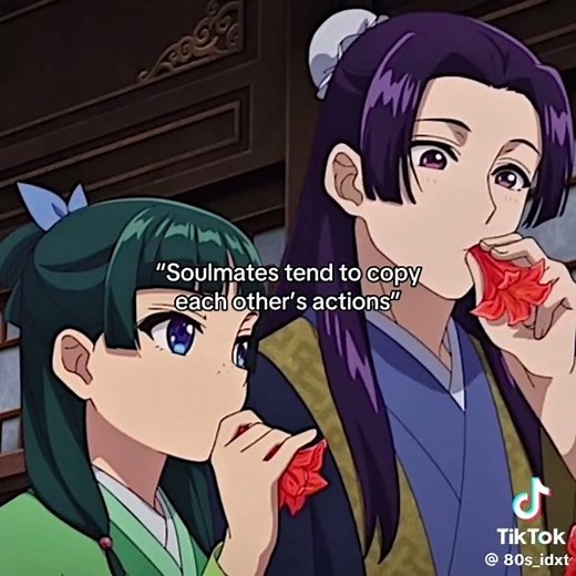 Soulmates tend to copy each others actions