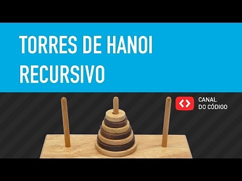Torres de Hanoi com recursão em Java - Canal do Código