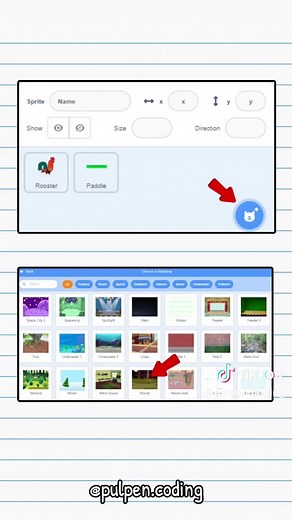 Tutorial Membuat Game Ayam Loncat Tinggi di Scratch (Tutorial Coding Game di Scratch Part 7) Kalian pernah ga main game yang lompat ke atas sambil mendaki panel-panel yang jatuh? seru banget kan. Nah di video kali ini kita akan belajar membuat game seperti itu, game ayam loncat tinggi. Gamenya mengarahkan ayam yang meloncat ke atas ke arah panel yang turun ke bawah. Game ini cocok untuk projek Scratch atau pun tugas sekolah kalian. Mari belajar Scratch dan Coding dengan memfollow akun ini #belaj