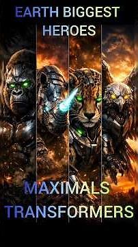 “Maximals Transformers 🦍🦏🐆🦅 – Earth’s Ultimate Beasts! ⚡🔥”
