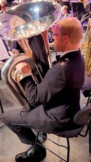 When the bass line hits different... 🎶🔥 The mighty tuba takes center stage in this epic brass arrangement of ABBA's timeless disco anthem "Gimme! Gimme! Gimme! (A Man After Midnight)". Performed by the renowned **Musikkorps der Bundeswehr** (German Armed Forces Band) in their "Amazing ABBA Collection" medley, arranged by Guido Rennert. Here, the low tuba part absolutely owns the iconic riff, proving that military precision and pop groove make an unbeatable combo! Video credit: @Tuba-Total on Y