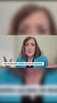 Oregon Congresswoman Andrea Salinas speaks out on Iran war