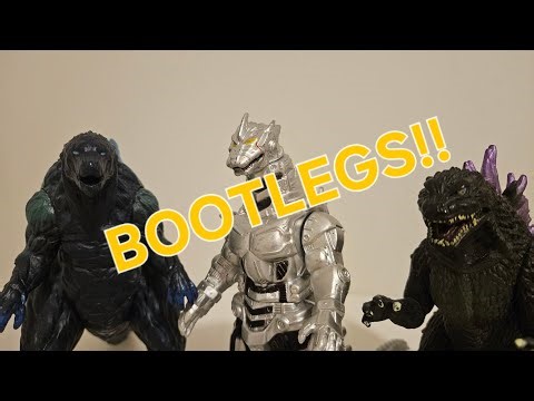 Taking a look at my Godzilla bootleg toys!!!