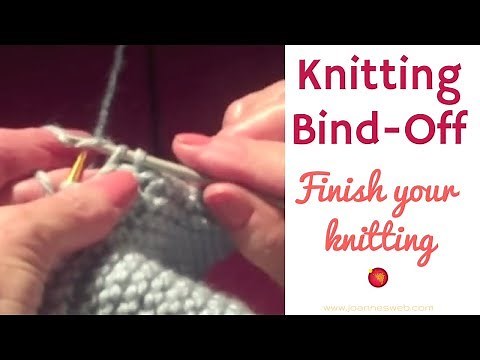 How To Finish a Knit: Cast-Off | Knitting Bind-Off